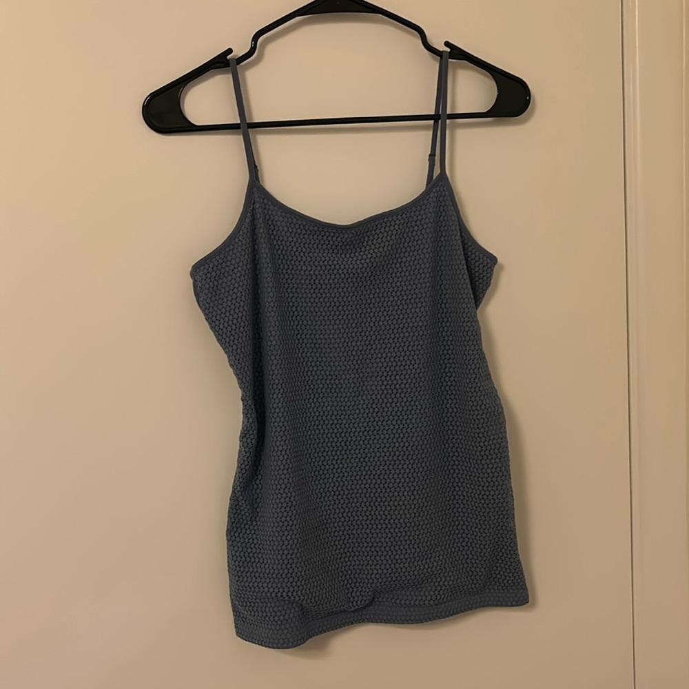 LOFT tank top. Women’s size S. Blue with textured front.